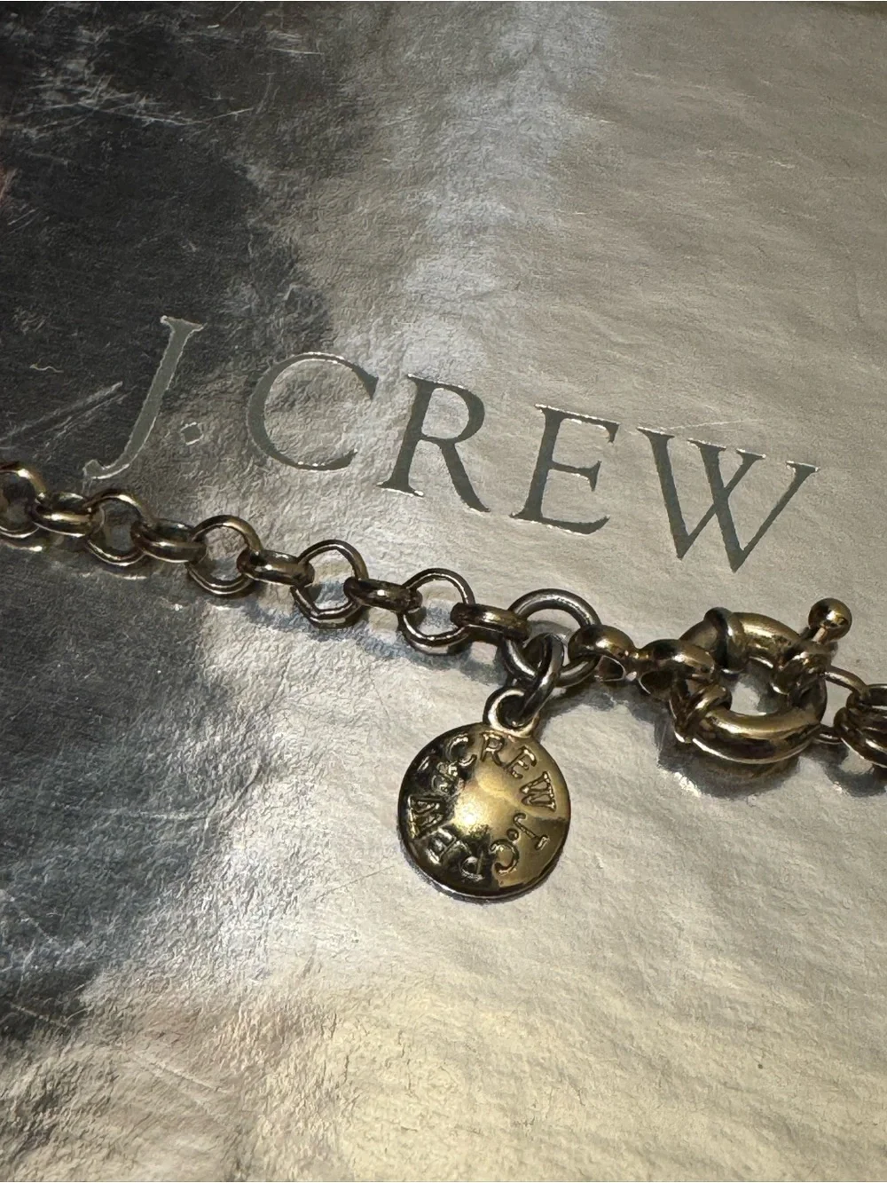 Authentic Iconic Vintage J.Crew Peach Bubble Statement Necklace with Box